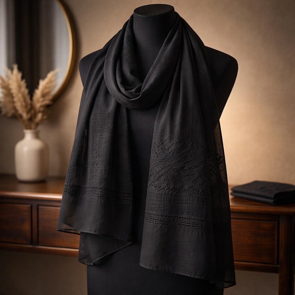 Marama Traditionala, neagra - Nadia
