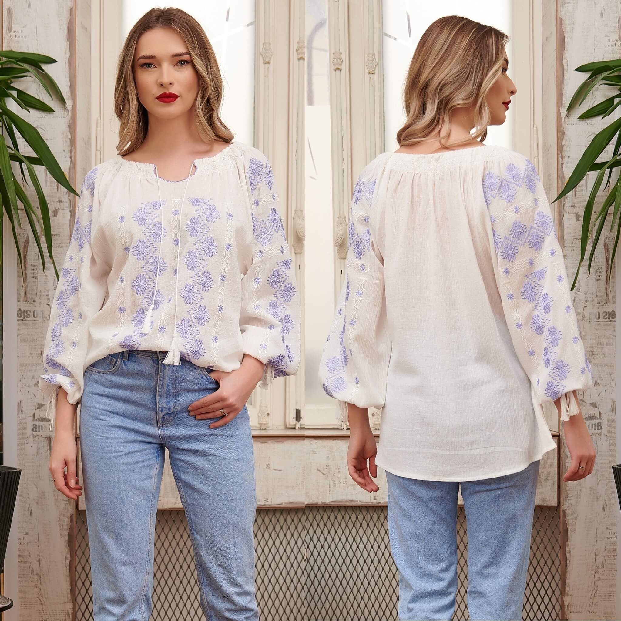 IE Traditionala cusuta cu matase - Bianca mov 02