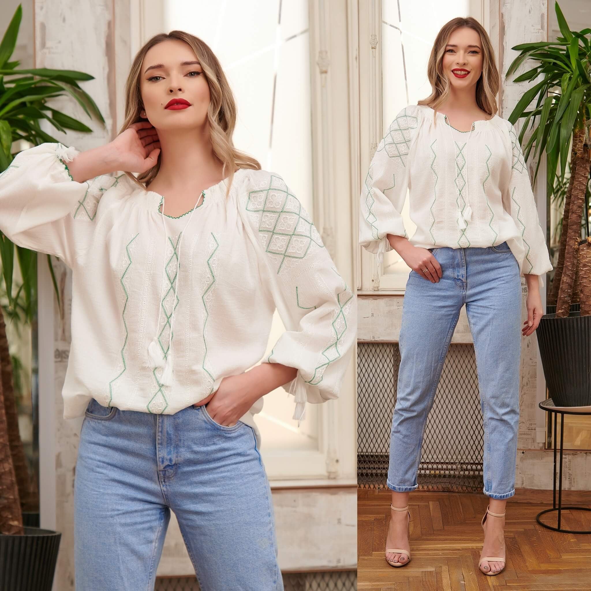 IE Traditionala cusuta cu matase - Laura