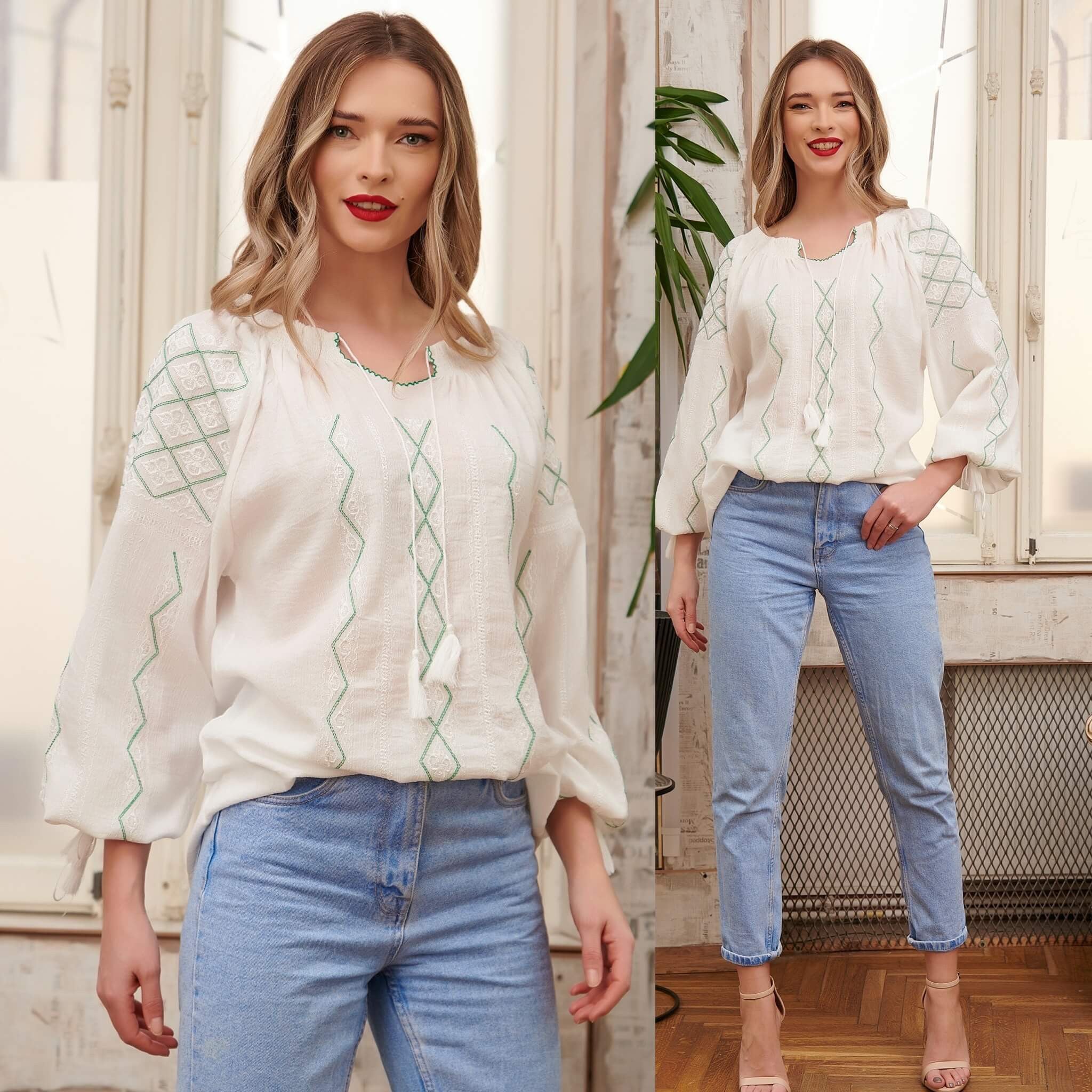 IE Traditionala cusuta cu matase - Laura