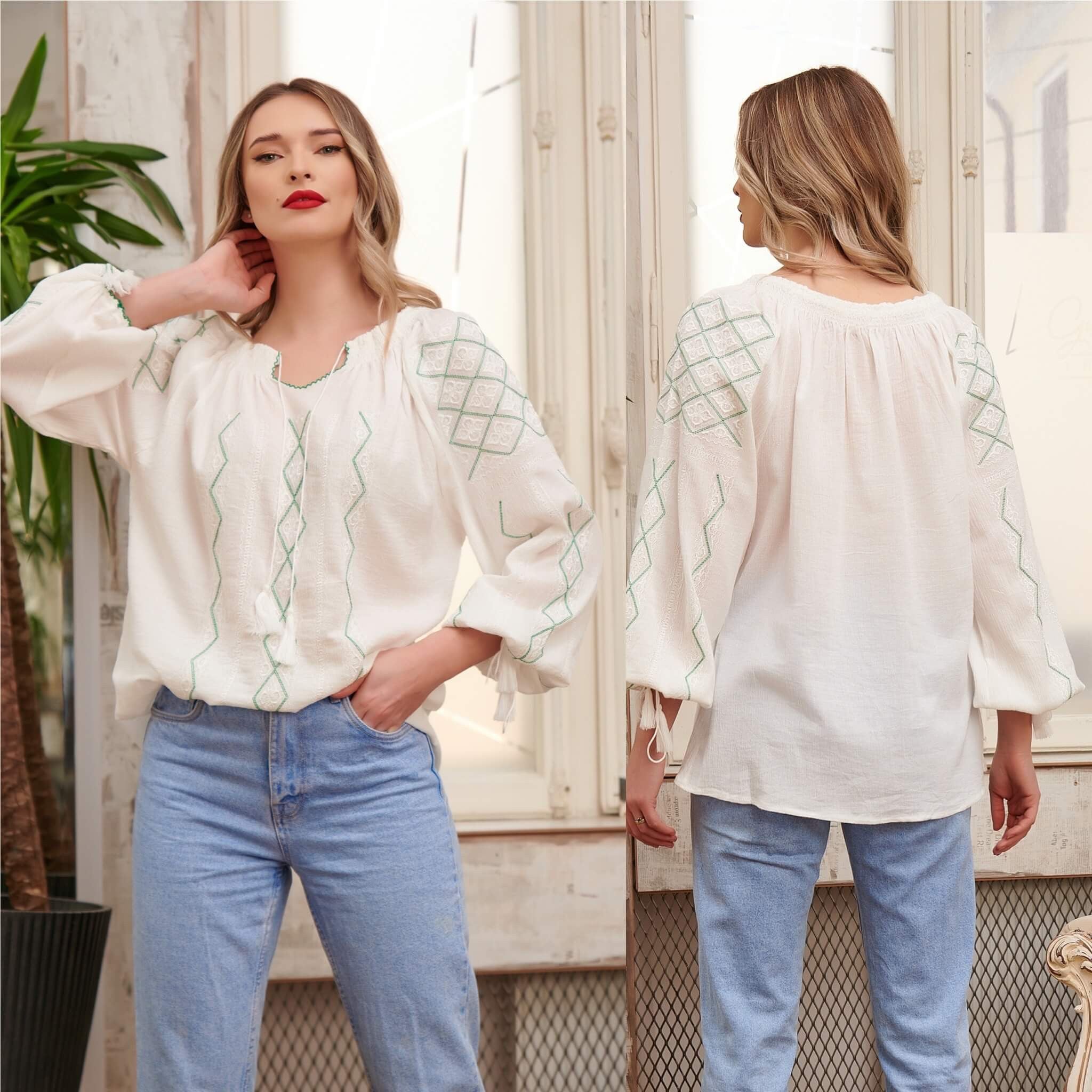 IE Traditionala cusuta cu matase - Laura