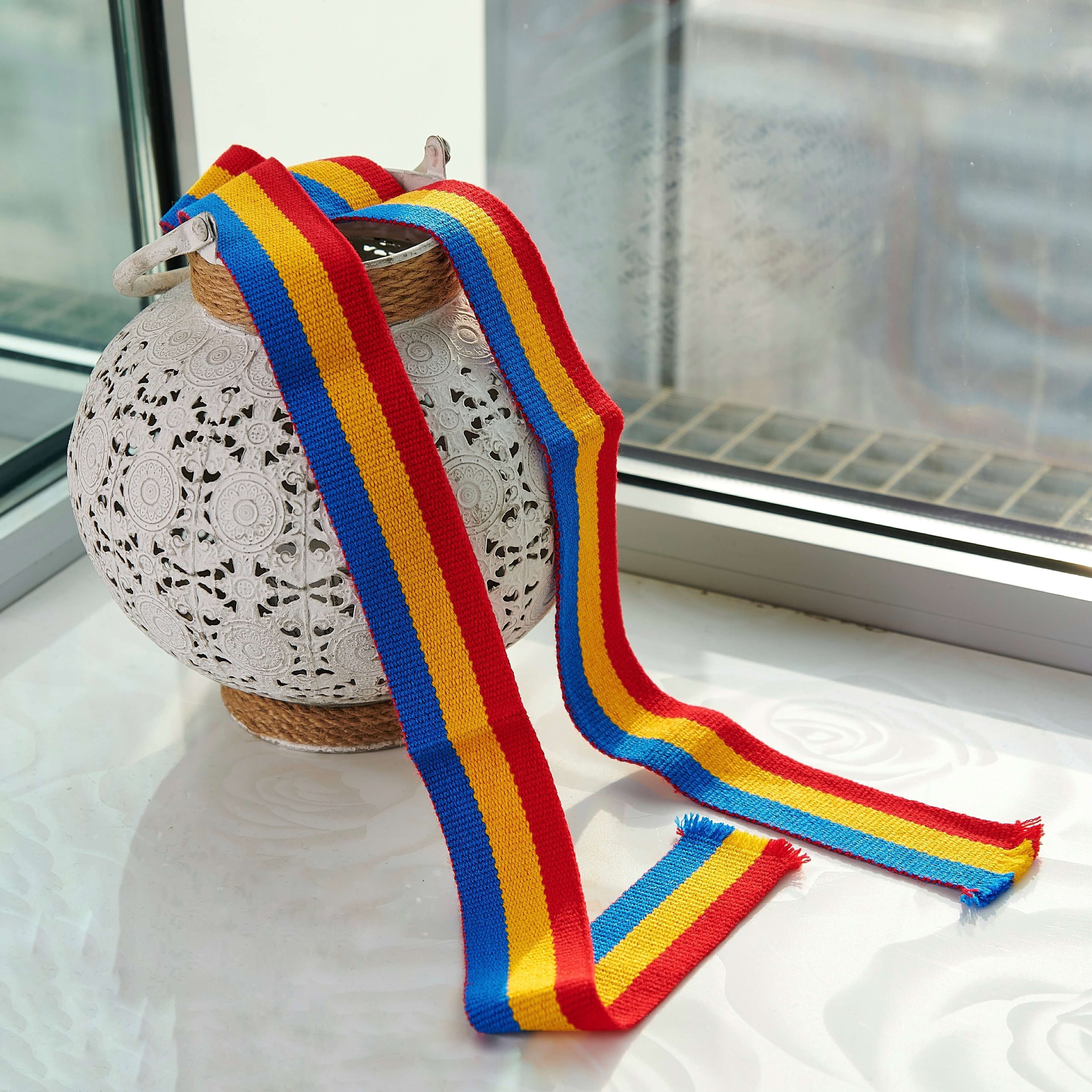 Brau tesut tricolor - pentru copii 03