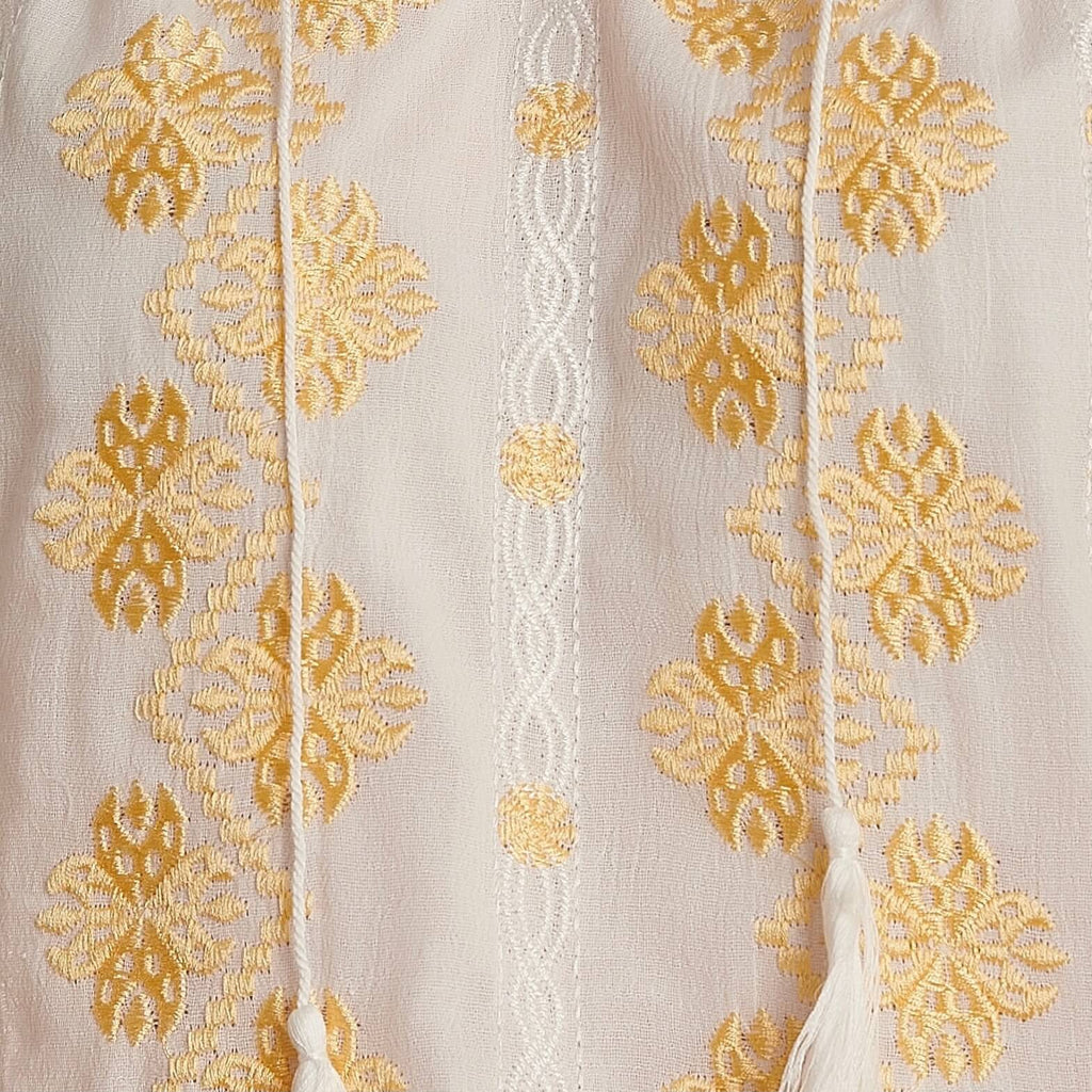 IE Traditionala cusuta cu matase - Bianca auriu 03