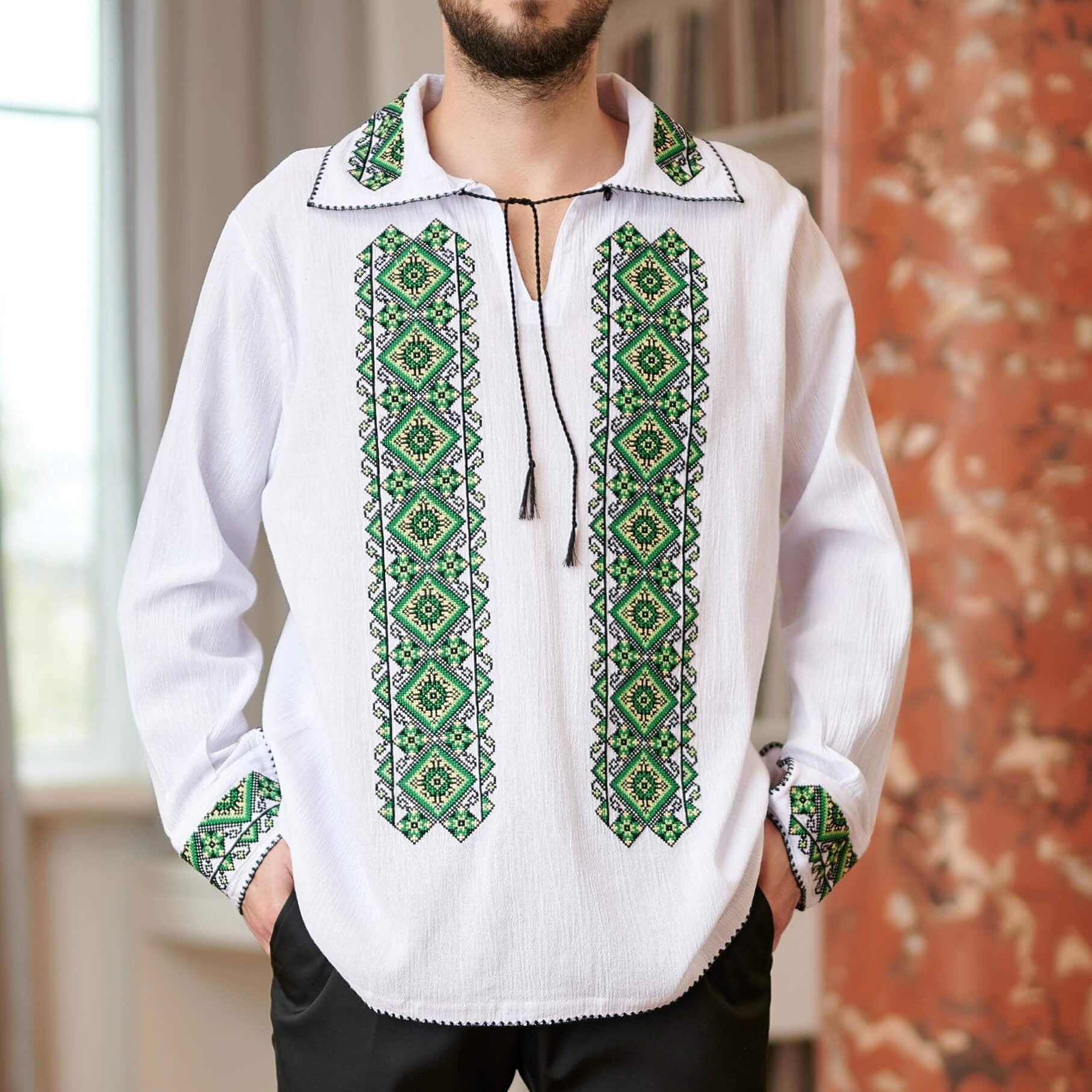 Camasa Nationala barbateasca - Olimpiu verde