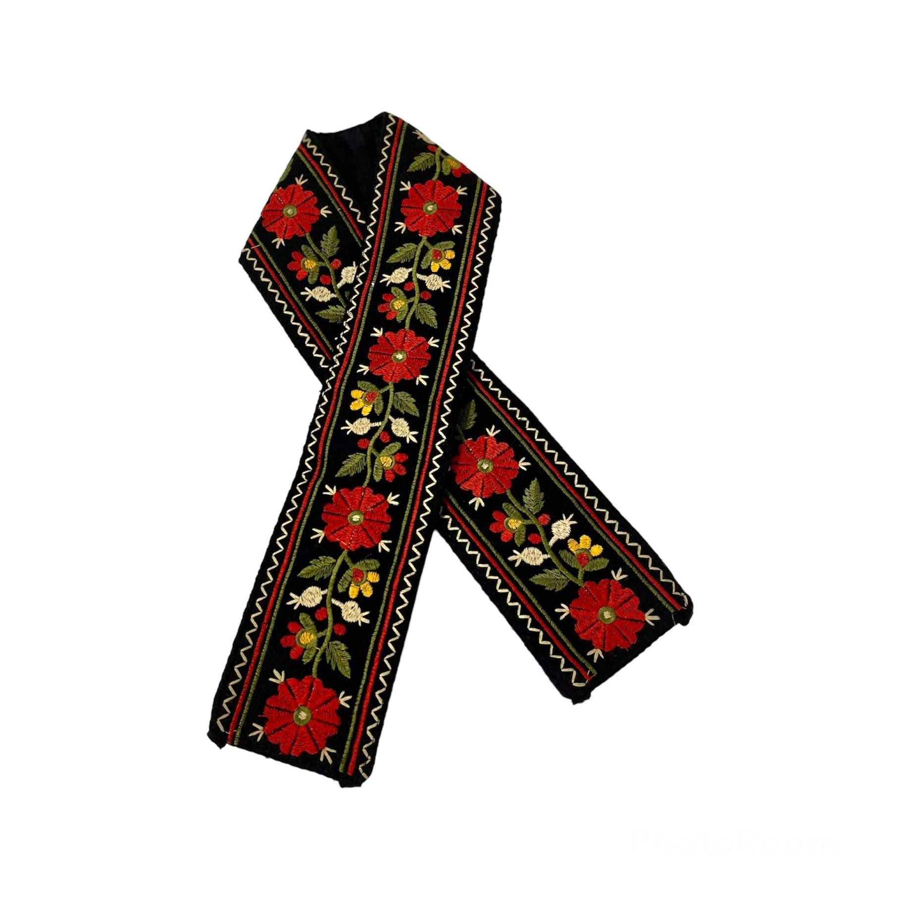 Brau traditional pentru copii - cu flori brodate 01