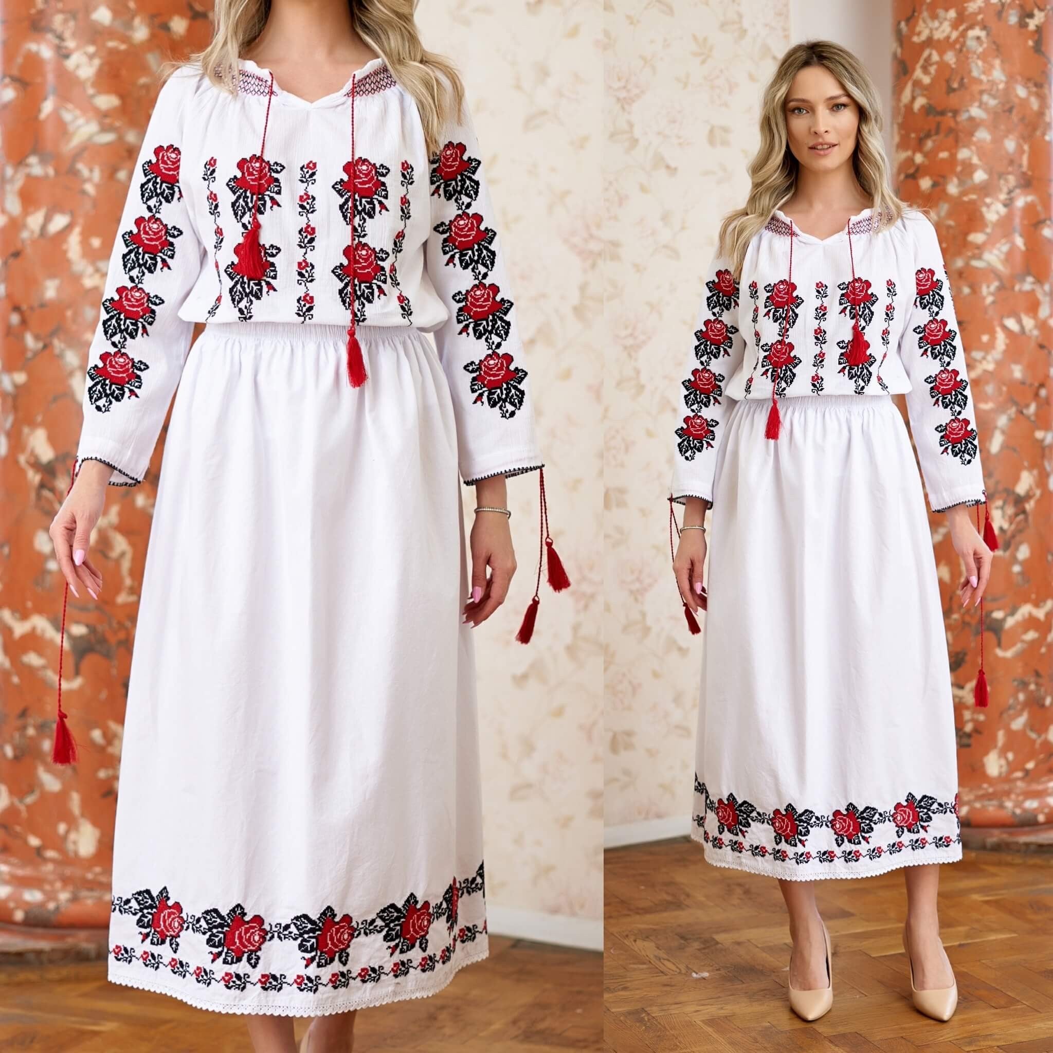 Set Traditional format din IE si fusta - Florentina