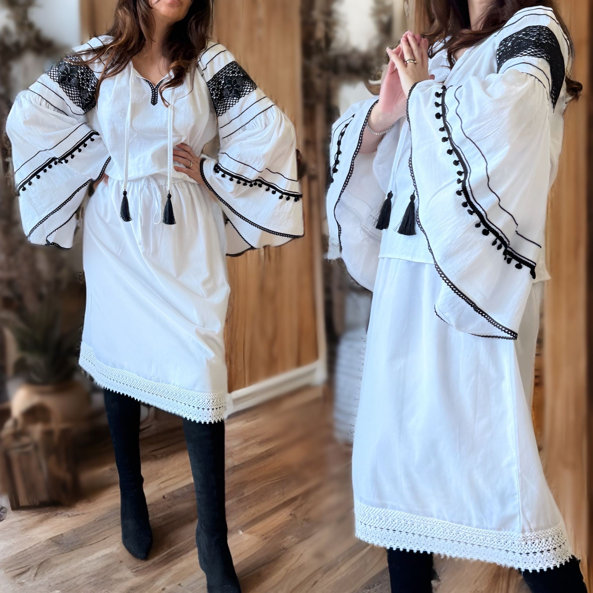 Set Traditional format din IE si fusta - Alina