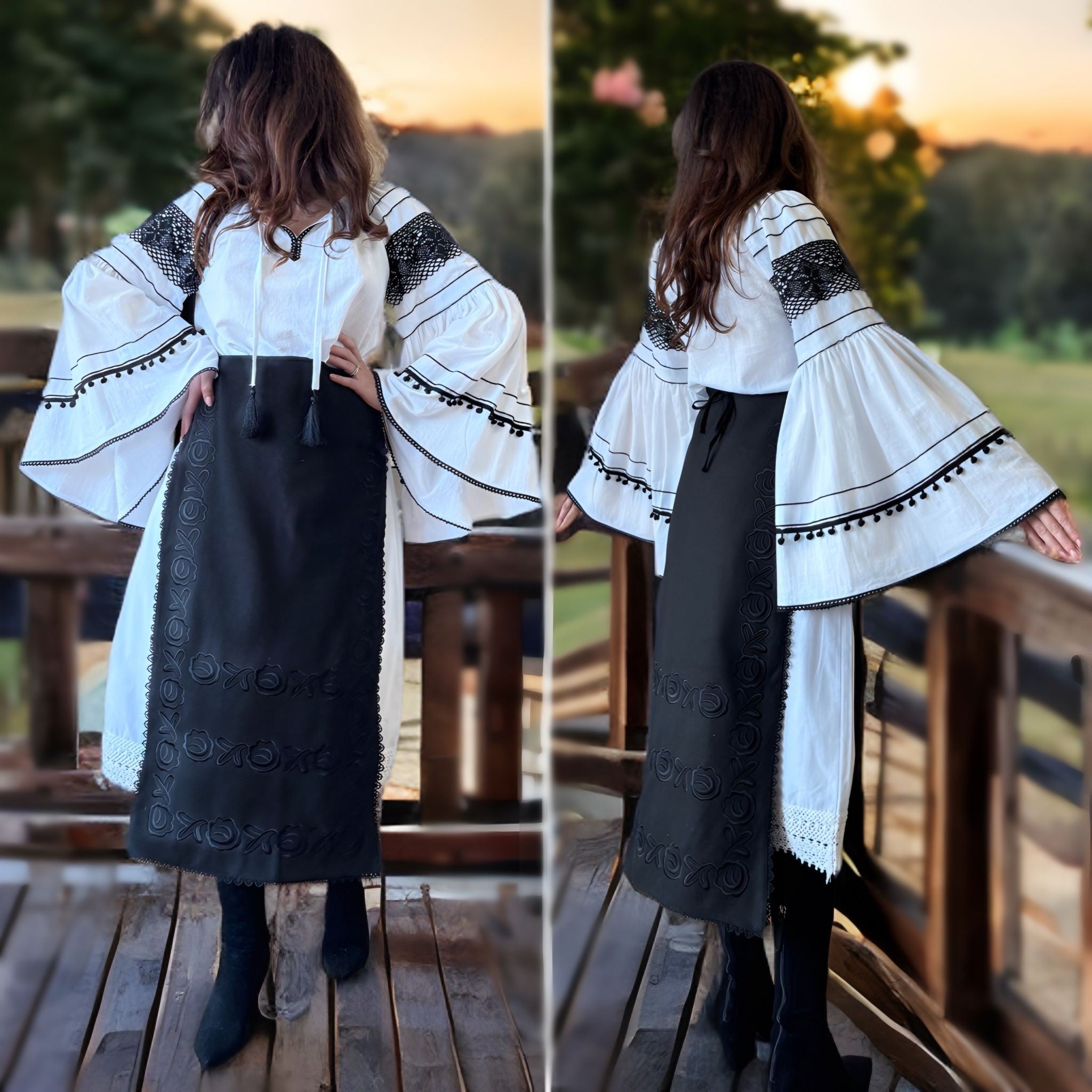 Set, Costum Popular Traditional 3 piese - Alina