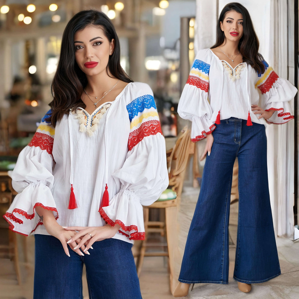 IE Nationala alba din panza de casa - Tricolor 02