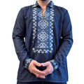 Camasa Traditionala barbateasca din denim - Razvan