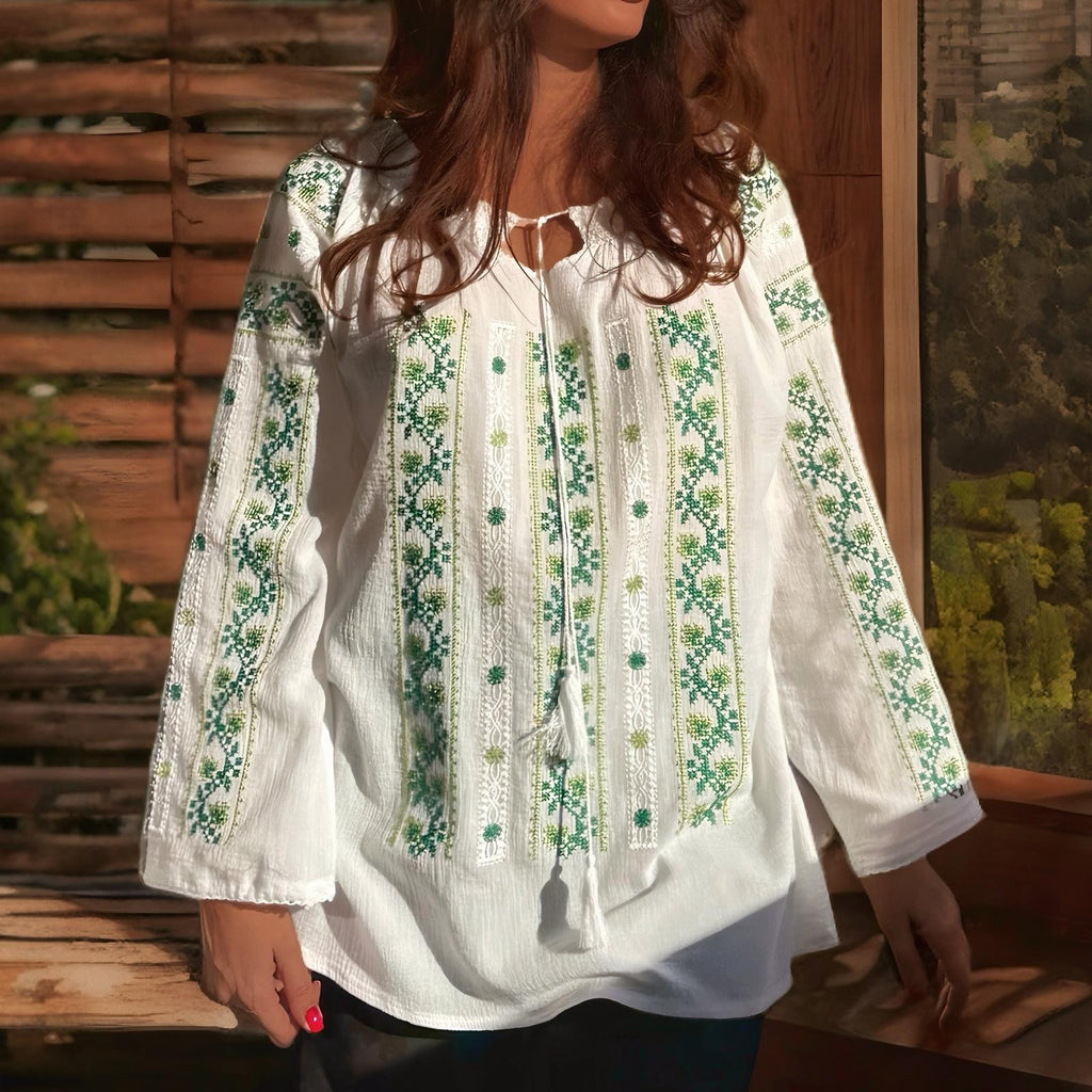 IE Traditionala cu maneca lunga - Anamaria verde 03