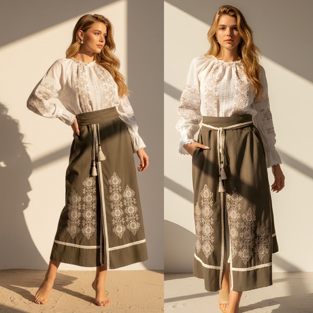 Set, Costum Popular Traditional 3 piese - Monica