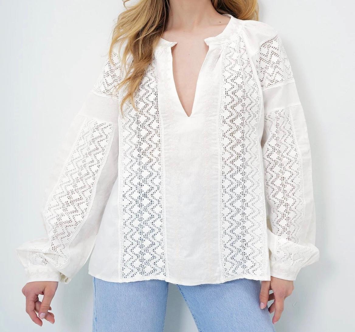 Bluza tip ie alba - Alma