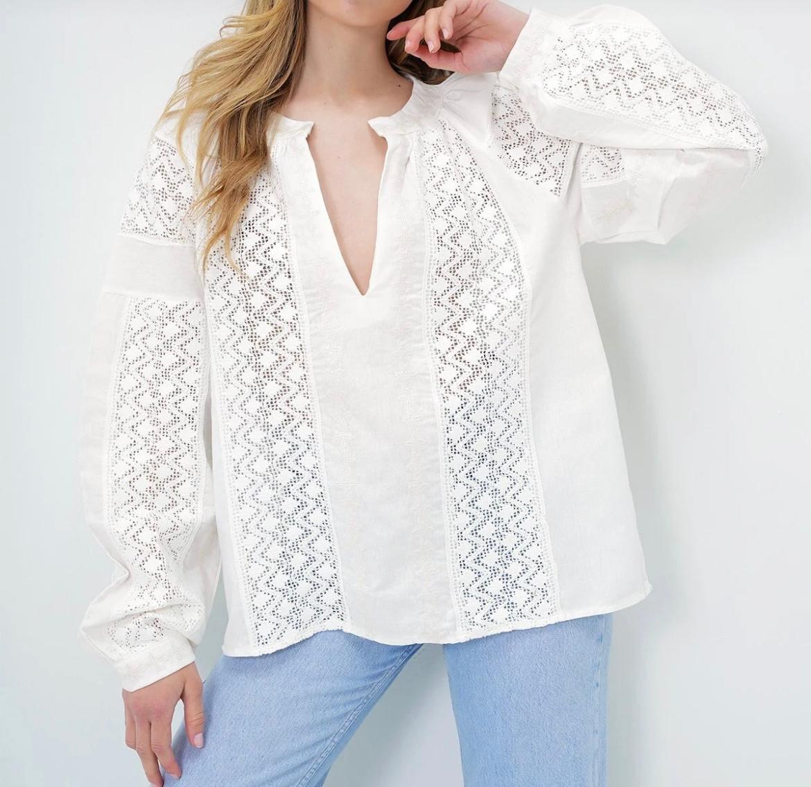 Bluza tip ie alba - Alma