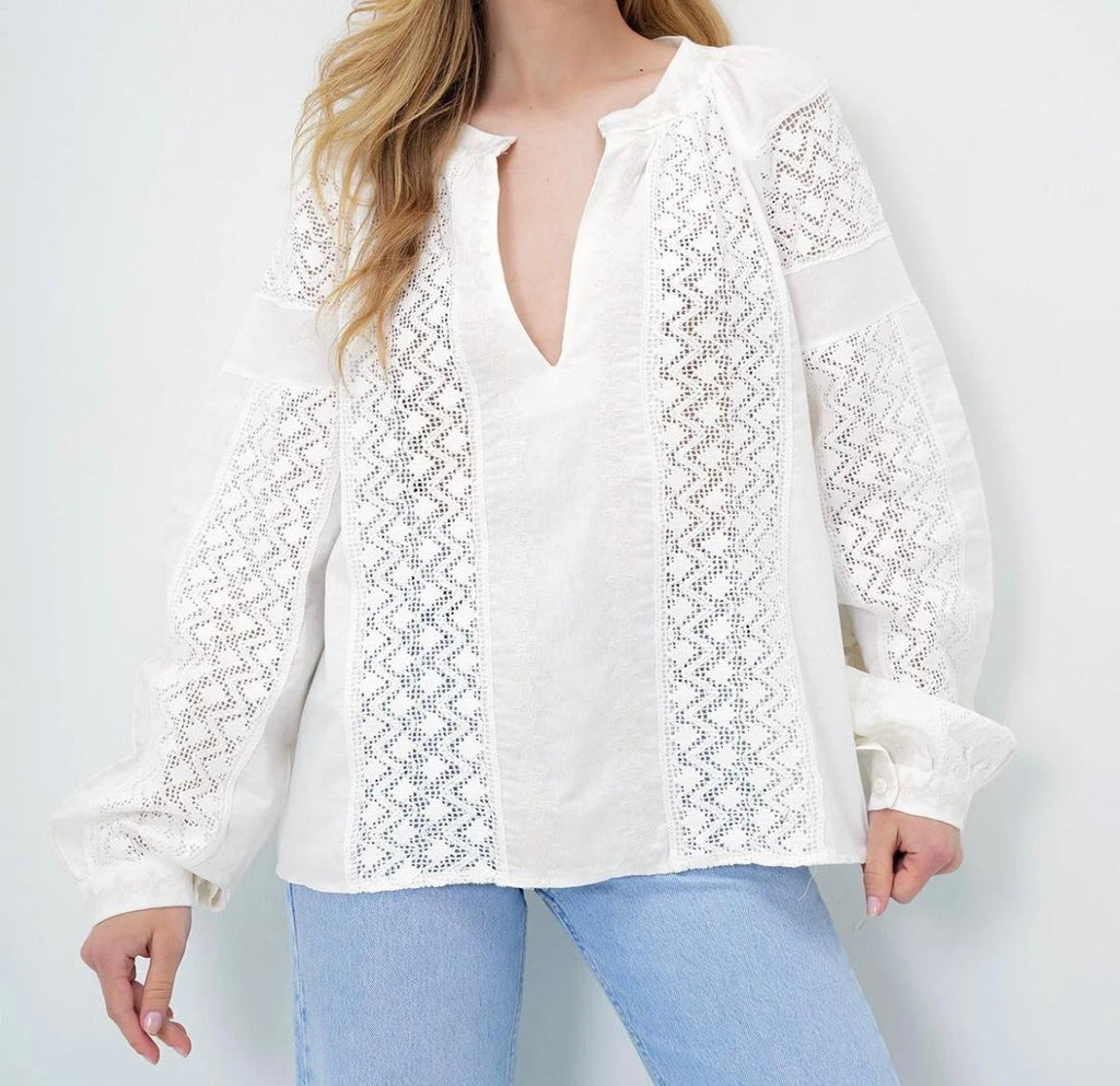 Bluza tip ie alba - Alma