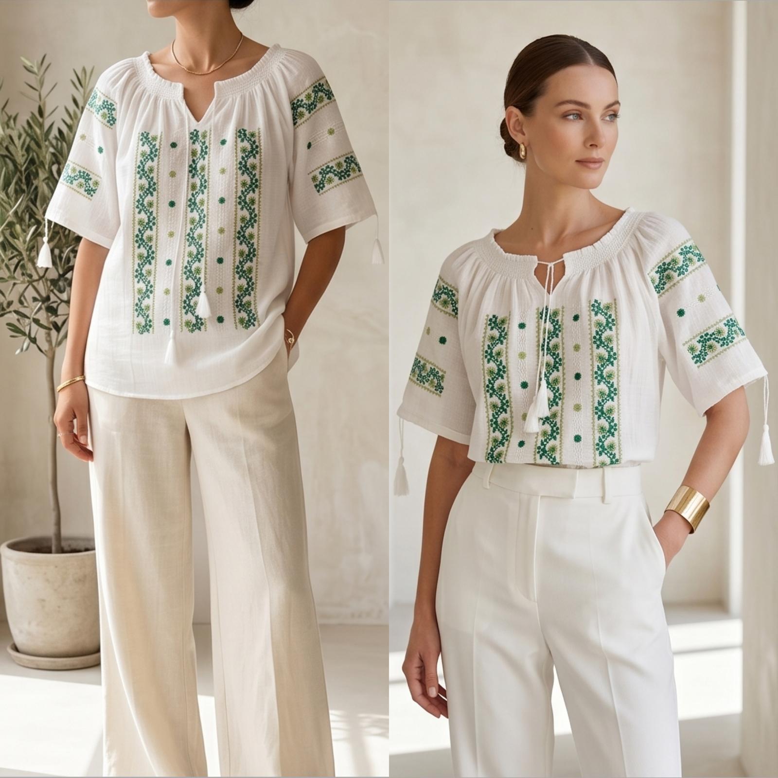 IE Traditionala cu maneca scurta - Anamaria verde 24