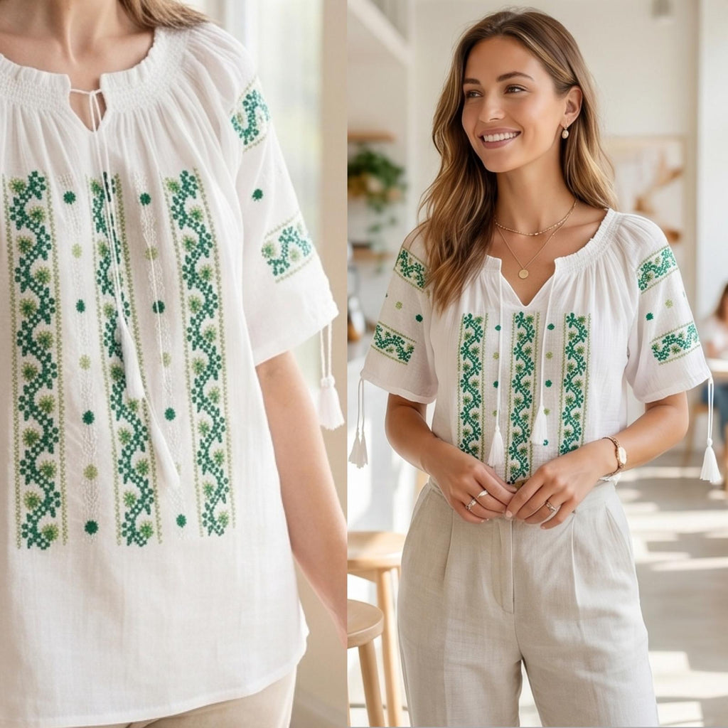 IE Traditionala cu maneca scurta - Anamaria verde 24