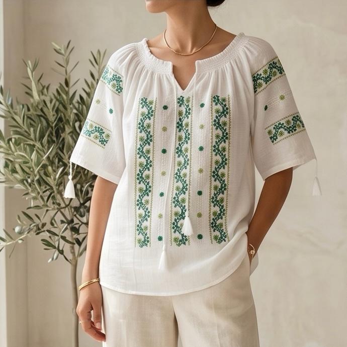 IE Traditionala cu maneca scurta - Anamaria verde 24