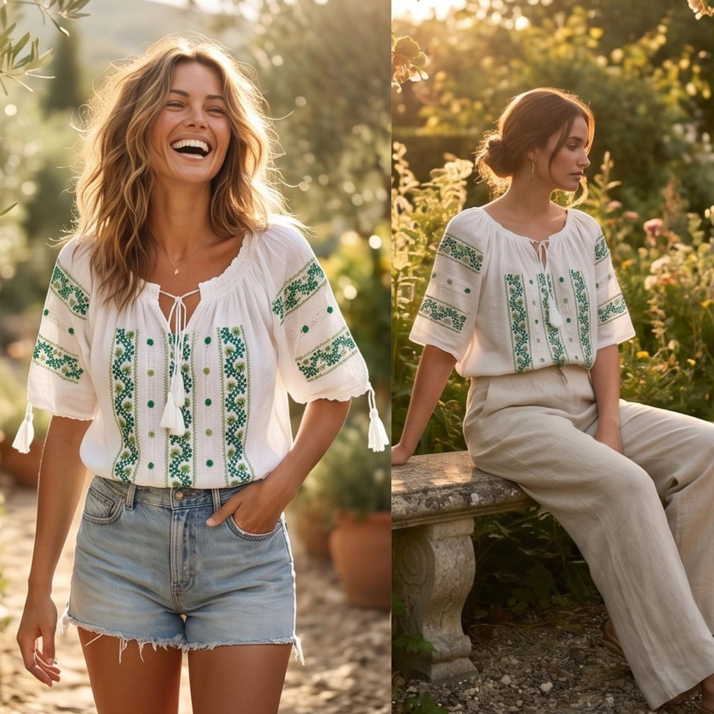 IE Traditionala cu maneca scurta - Anamaria verde 24