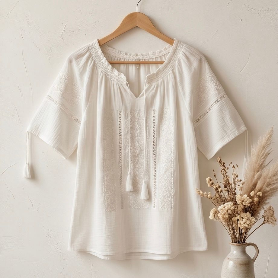 IE Traditionala cu maneca scurta, cusuta cu matase - Alma 22