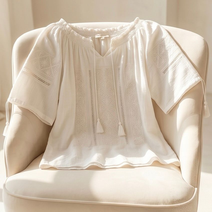 IE Traditionala cu maneca scurta, cusuta cu matase - Alma 22