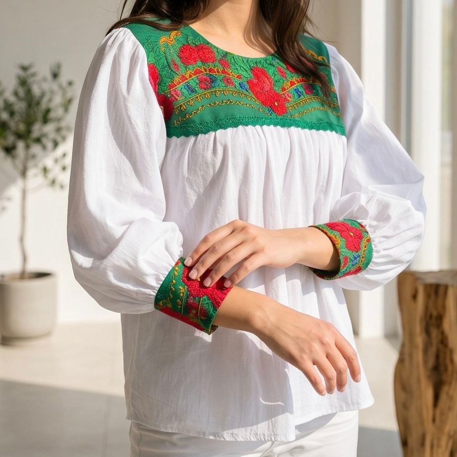 IE Nationala din panza topita cu print floral - Mara 10