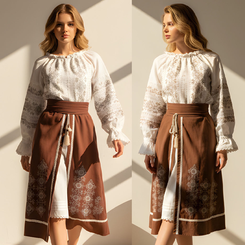 Set, Costum Popular Traditional 3 piese - Monica