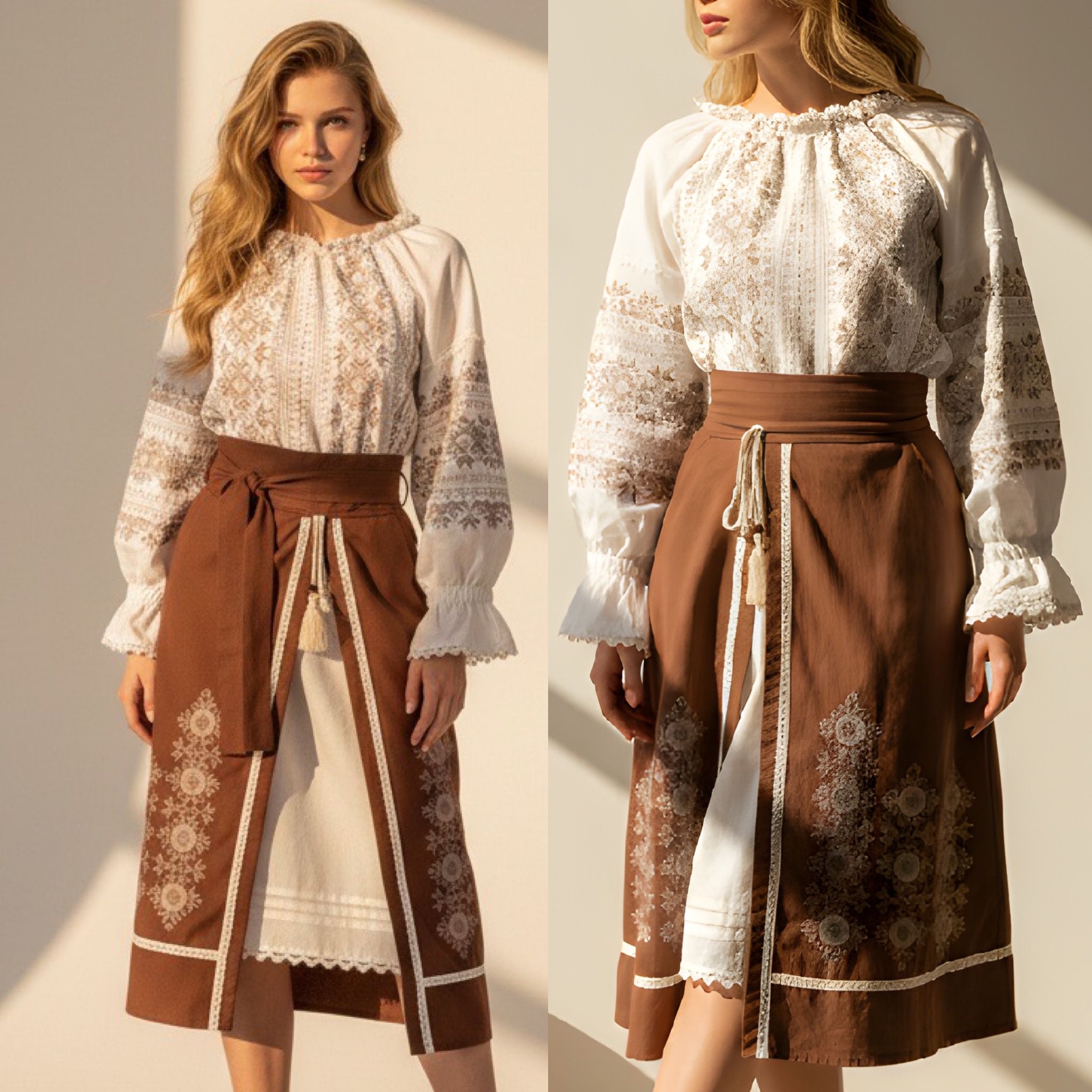 Set, Costum Popular Traditional 3 piese - Monica