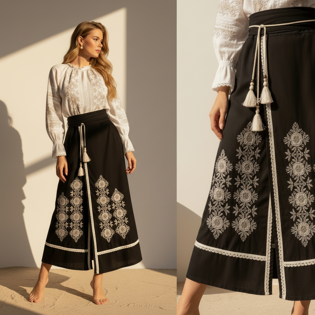 Set, Costum Popular Traditional 3 piese - Monica